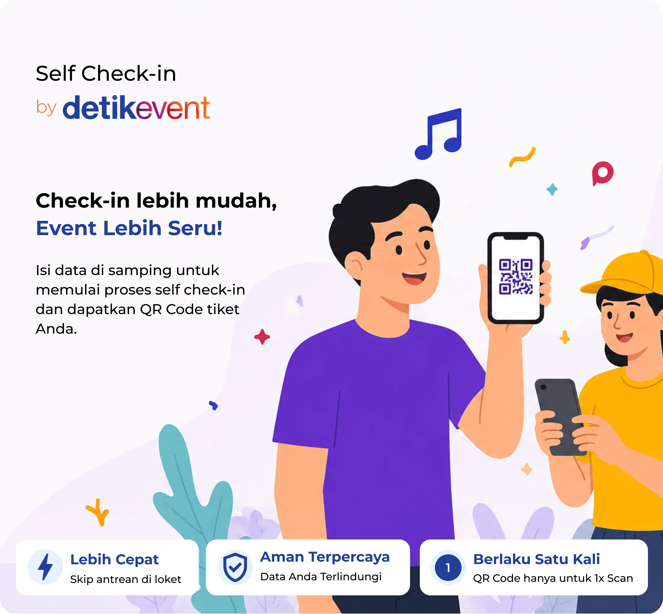 Self Check-in by detikevent