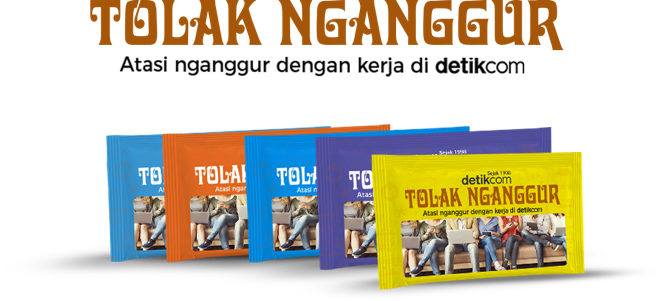 Tolak Nganggur welcome page