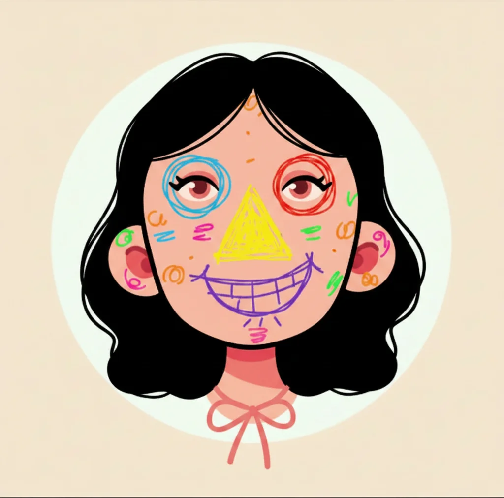 Sketsa wajah karya Rian